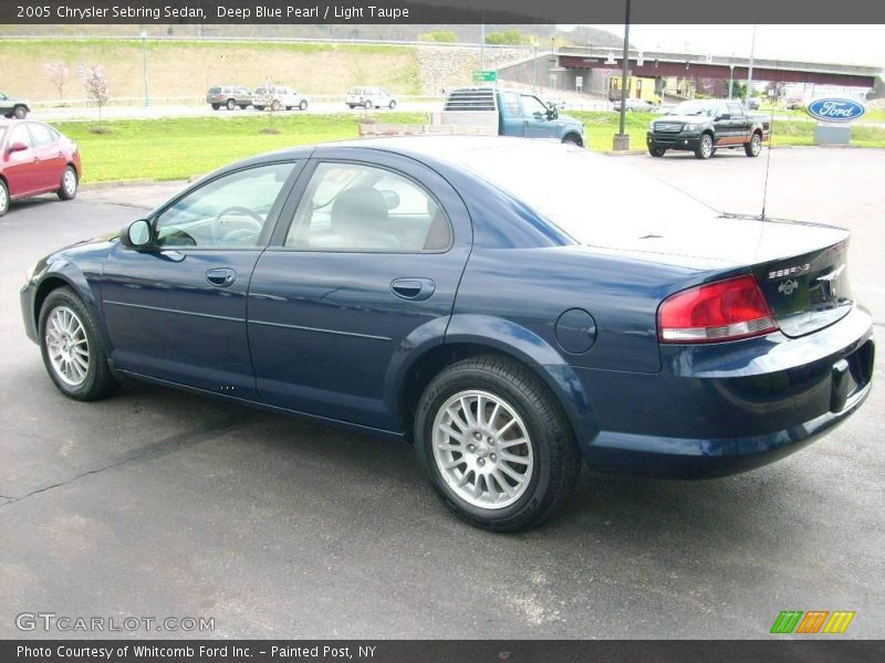 Deep Blue Pearl / Light Taupe 2005 Chrysler Sebring Sedan