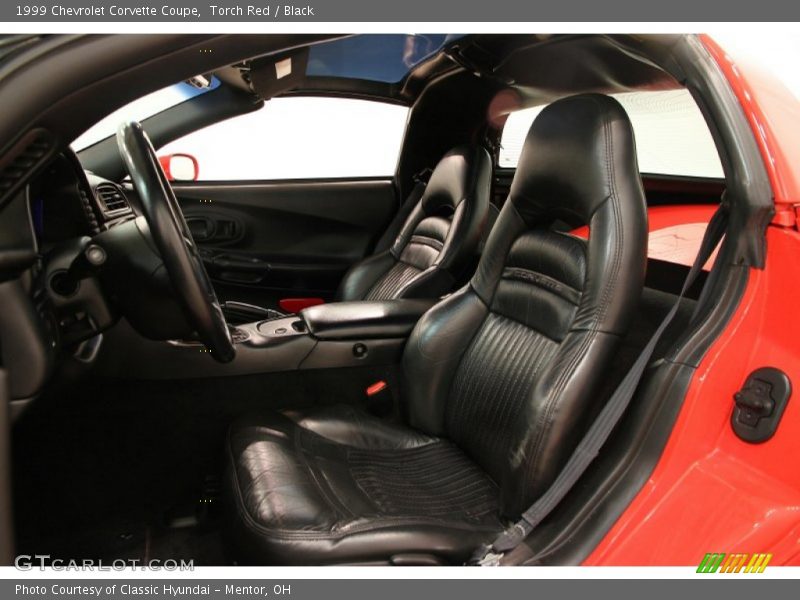 Front Seat of 1999 Corvette Coupe