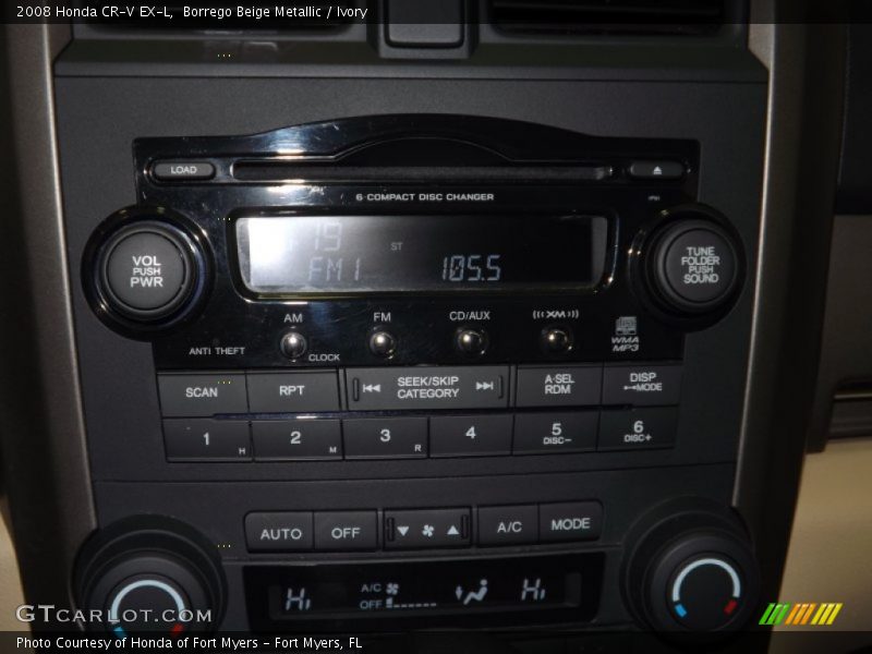 Borrego Beige Metallic / Ivory 2008 Honda CR-V EX-L