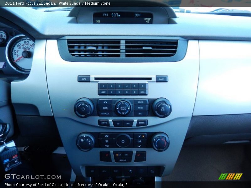 White Suede / Medium Stone 2011 Ford Focus SEL Sedan