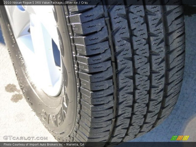 Silver Ice / Gray 2010 Nissan Rogue S 360 Value Package