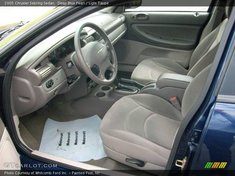 Deep Blue Pearl / Light Taupe 2005 Chrysler Sebring Sedan