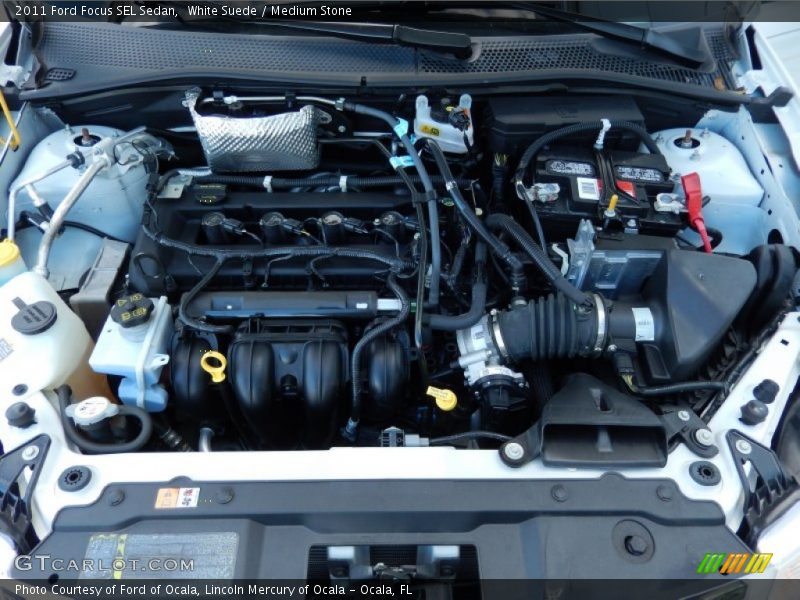 White Suede / Medium Stone 2011 Ford Focus SEL Sedan