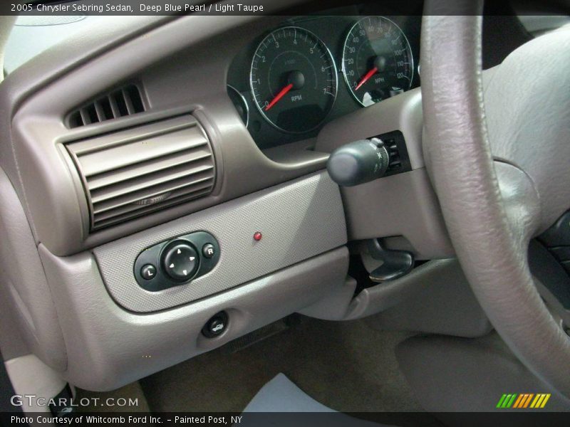 Deep Blue Pearl / Light Taupe 2005 Chrysler Sebring Sedan