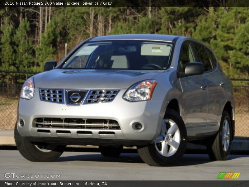Silver Ice / Gray 2010 Nissan Rogue S 360 Value Package