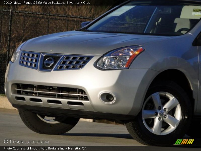 Silver Ice / Gray 2010 Nissan Rogue S 360 Value Package