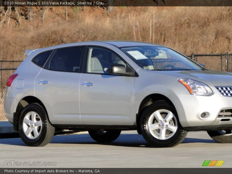 Silver Ice / Gray 2010 Nissan Rogue S 360 Value Package