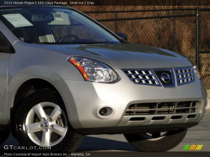 Silver Ice / Gray 2010 Nissan Rogue S 360 Value Package