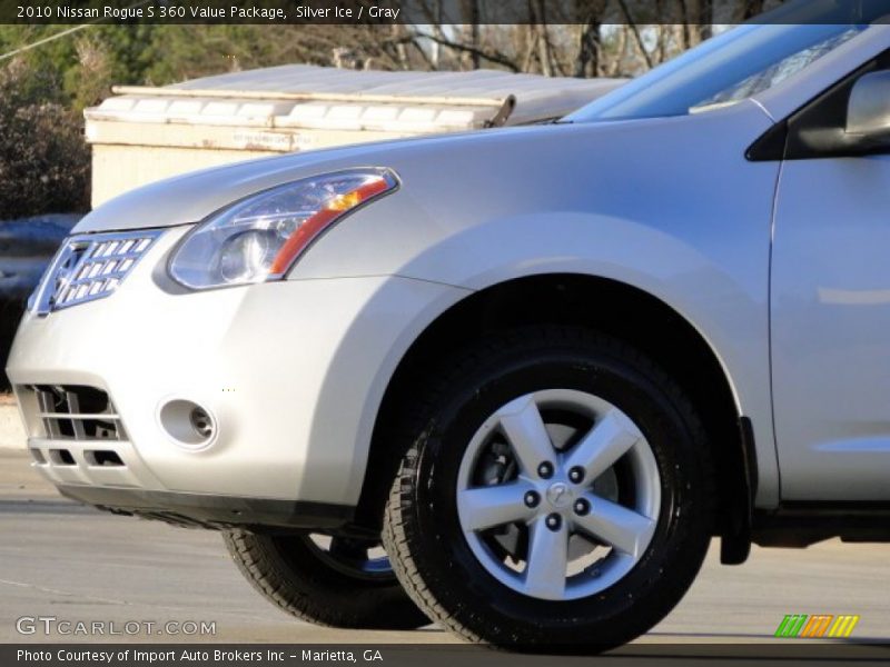 Silver Ice / Gray 2010 Nissan Rogue S 360 Value Package