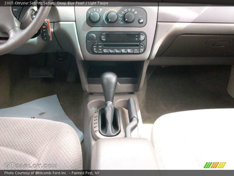 Deep Blue Pearl / Light Taupe 2005 Chrysler Sebring Sedan