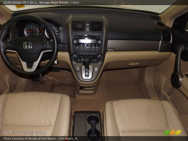 Borrego Beige Metallic / Ivory 2008 Honda CR-V EX-L