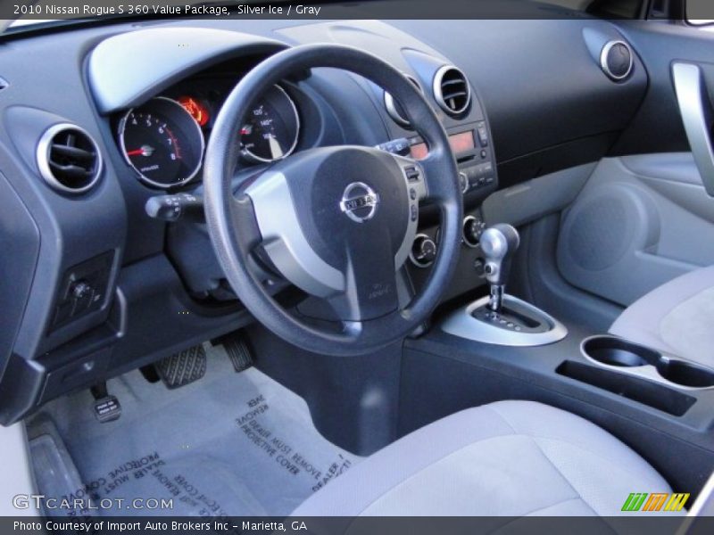 Silver Ice / Gray 2010 Nissan Rogue S 360 Value Package