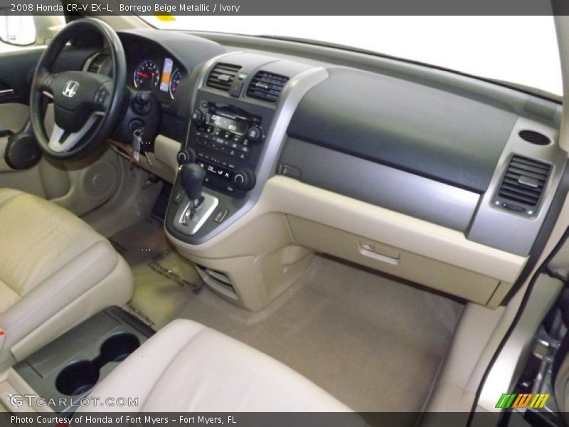Borrego Beige Metallic / Ivory 2008 Honda CR-V EX-L