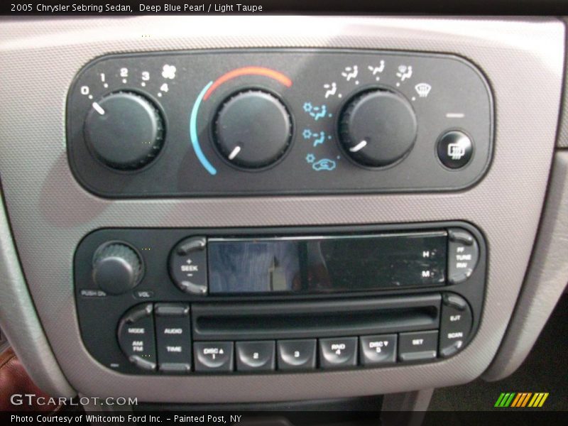 Deep Blue Pearl / Light Taupe 2005 Chrysler Sebring Sedan