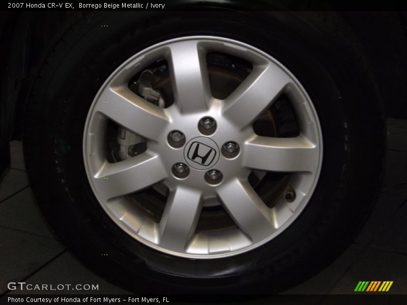 Borrego Beige Metallic / Ivory 2007 Honda CR-V EX