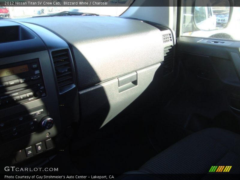 Blizzard White / Charcoal 2012 Nissan Titan SV Crew Cab