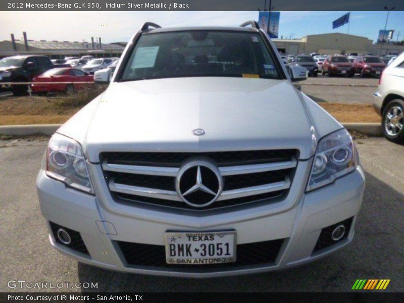 Iridium Silver Metallic / Black 2012 Mercedes-Benz GLK 350