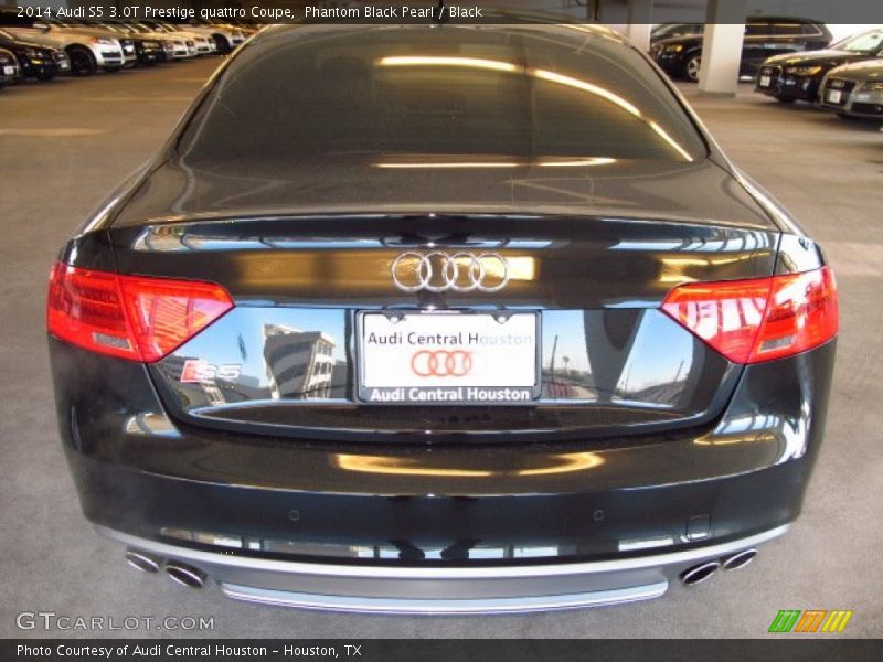 Phantom Black Pearl / Black 2014 Audi S5 3.0T Prestige quattro Coupe
