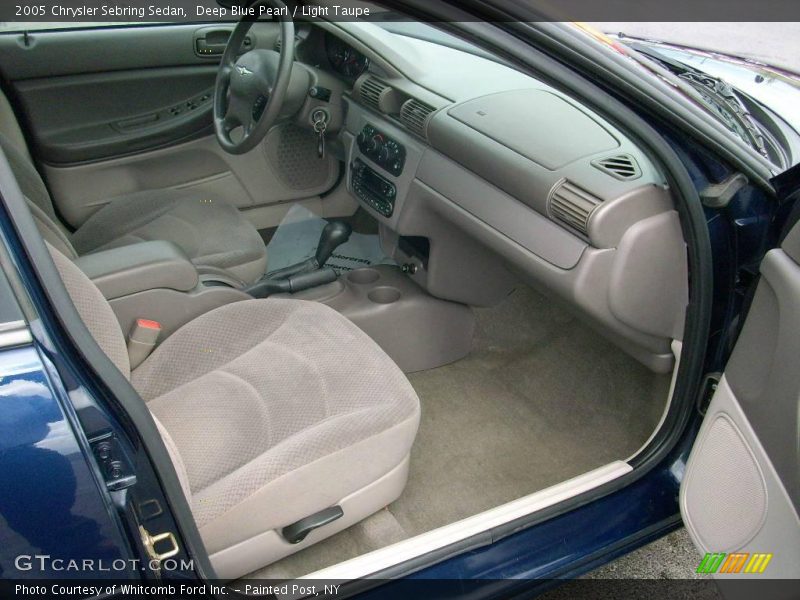 Deep Blue Pearl / Light Taupe 2005 Chrysler Sebring Sedan