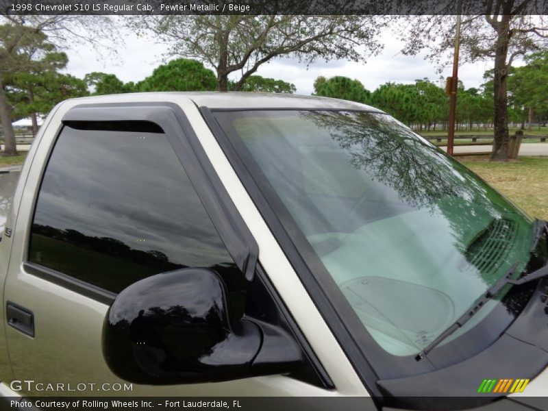 Pewter Metallic / Beige 1998 Chevrolet S10 LS Regular Cab