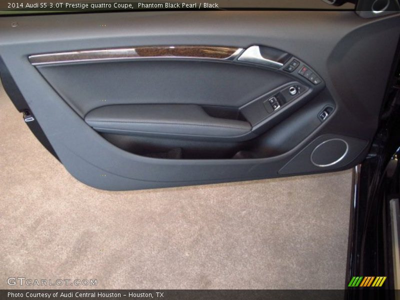 Phantom Black Pearl / Black 2014 Audi S5 3.0T Prestige quattro Coupe