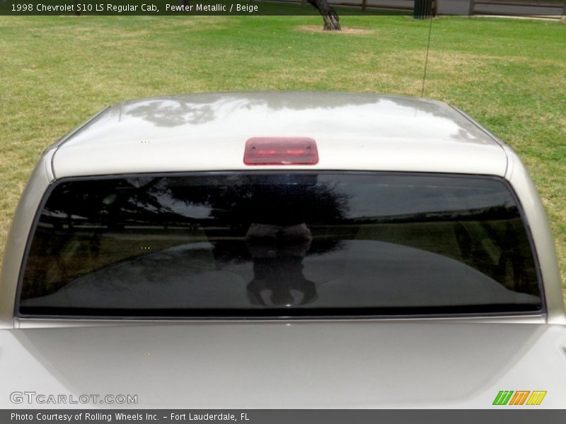 Pewter Metallic / Beige 1998 Chevrolet S10 LS Regular Cab