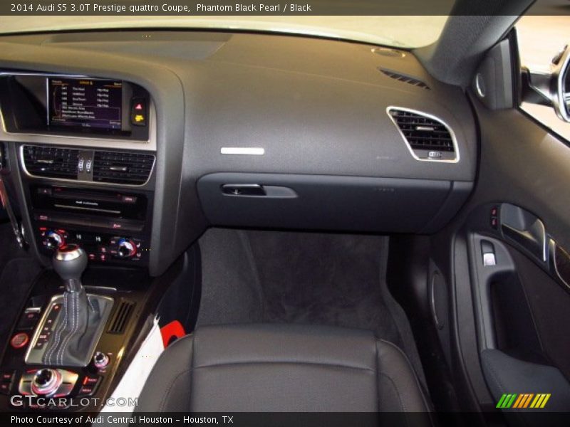 Phantom Black Pearl / Black 2014 Audi S5 3.0T Prestige quattro Coupe