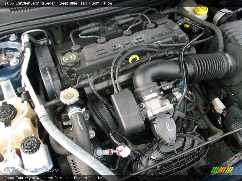 Deep Blue Pearl / Light Taupe 2005 Chrysler Sebring Sedan