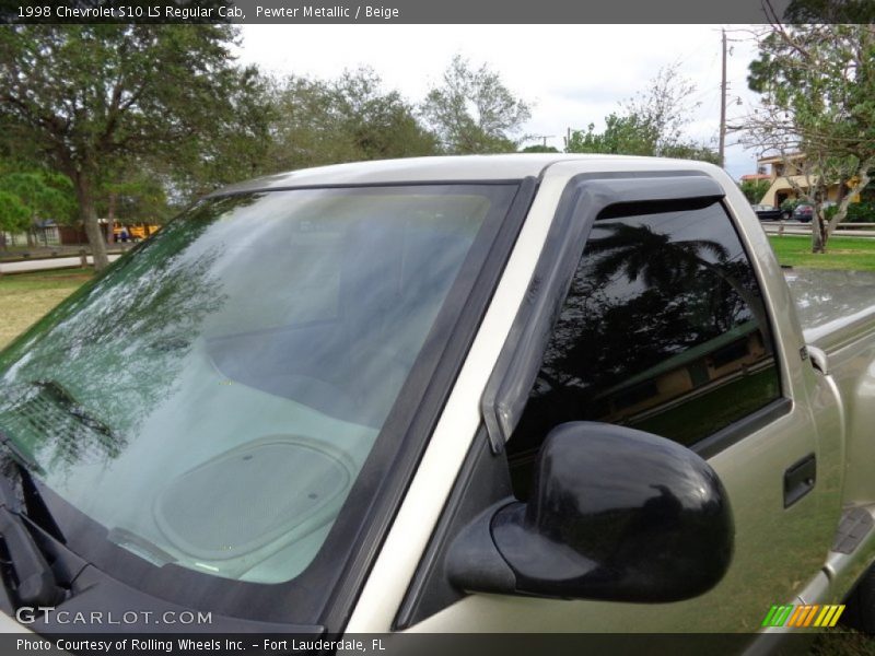 Pewter Metallic / Beige 1998 Chevrolet S10 LS Regular Cab