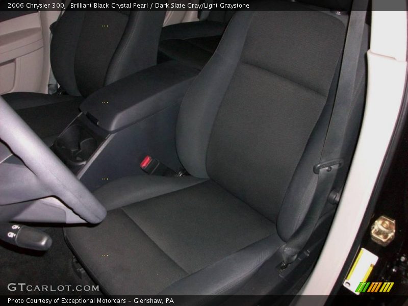 Brilliant Black Crystal Pearl / Dark Slate Gray/Light Graystone 2006 Chrysler 300