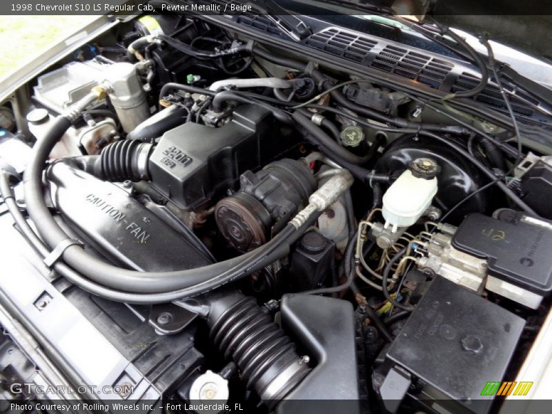 Pewter Metallic / Beige 1998 Chevrolet S10 LS Regular Cab