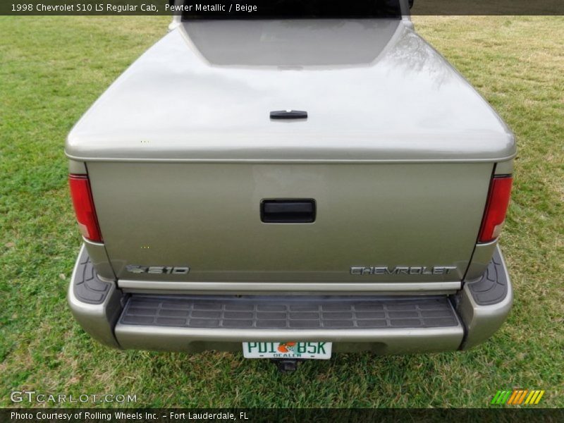 Pewter Metallic / Beige 1998 Chevrolet S10 LS Regular Cab