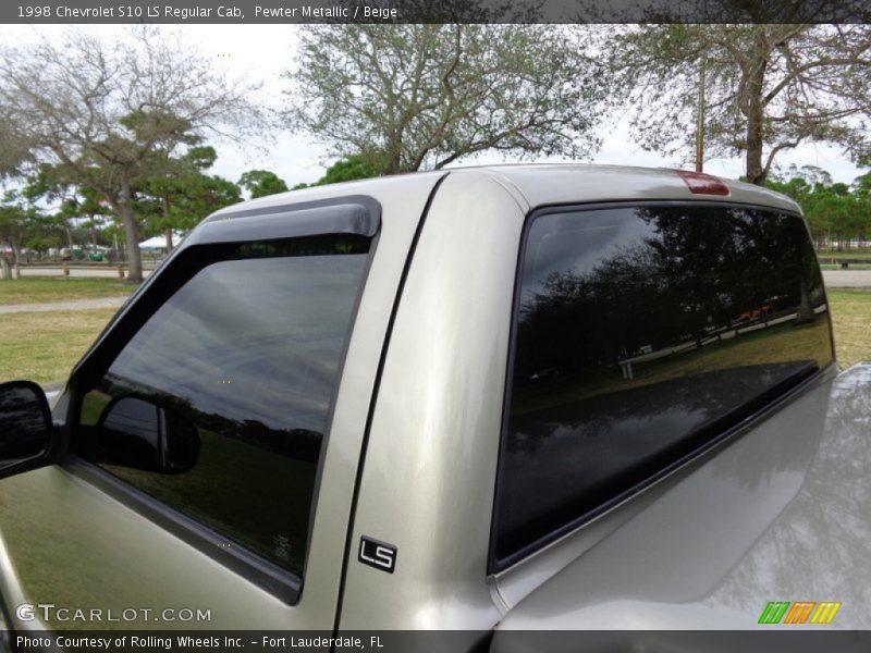 Pewter Metallic / Beige 1998 Chevrolet S10 LS Regular Cab