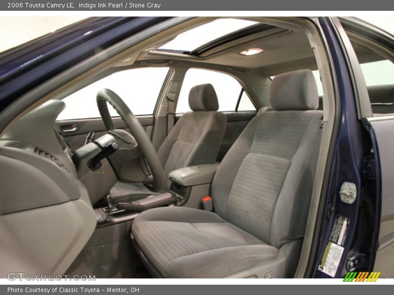 Front Seat of 2006 Camry LE