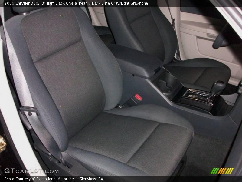 Brilliant Black Crystal Pearl / Dark Slate Gray/Light Graystone 2006 Chrysler 300