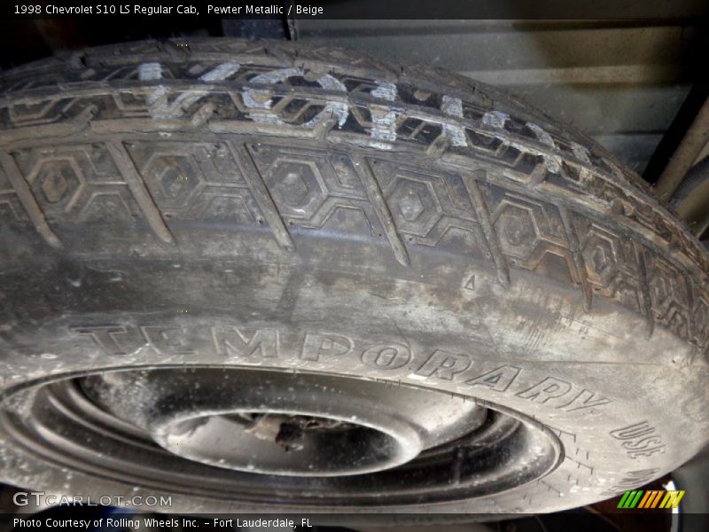 Pewter Metallic / Beige 1998 Chevrolet S10 LS Regular Cab