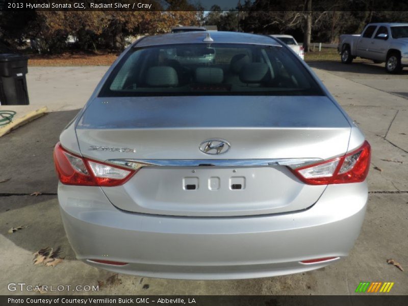 Radiant Silver / Gray 2013 Hyundai Sonata GLS