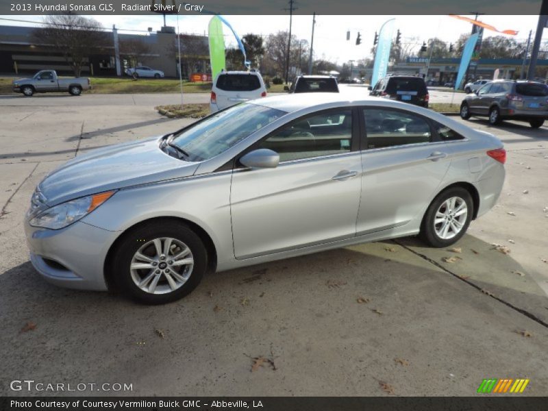 Radiant Silver / Gray 2013 Hyundai Sonata GLS