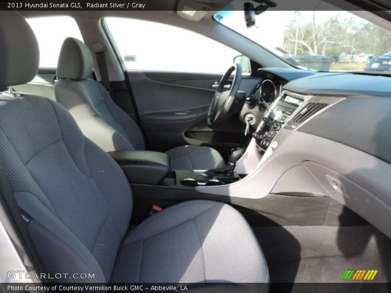 Radiant Silver / Gray 2013 Hyundai Sonata GLS