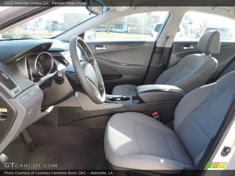 Radiant Silver / Gray 2013 Hyundai Sonata GLS