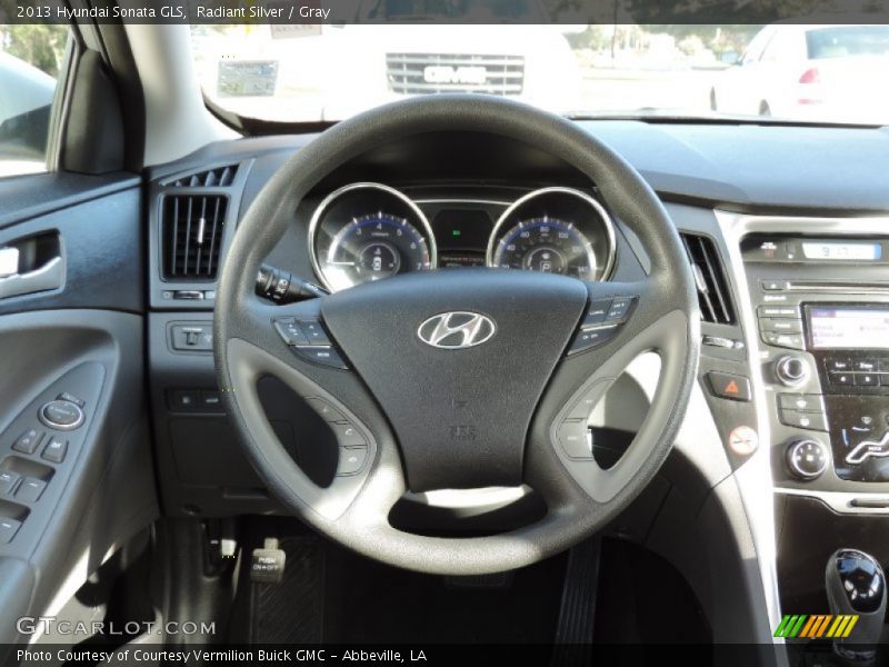 Radiant Silver / Gray 2013 Hyundai Sonata GLS