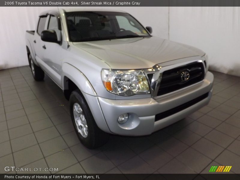 Silver Streak Mica / Graphite Gray 2006 Toyota Tacoma V6 Double Cab 4x4