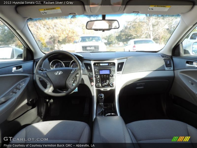 Radiant Silver / Gray 2013 Hyundai Sonata GLS