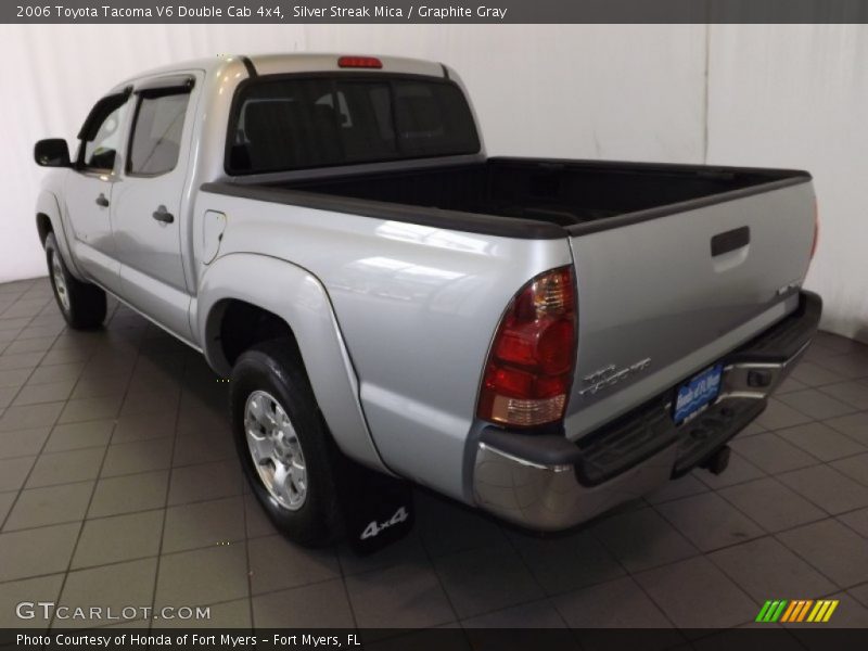 Silver Streak Mica / Graphite Gray 2006 Toyota Tacoma V6 Double Cab 4x4