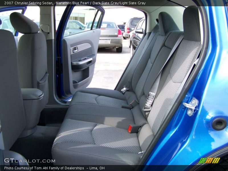 Marathon Blue Pearl / Dark Slate Gray/Light Slate Gray 2007 Chrysler Sebring Sedan