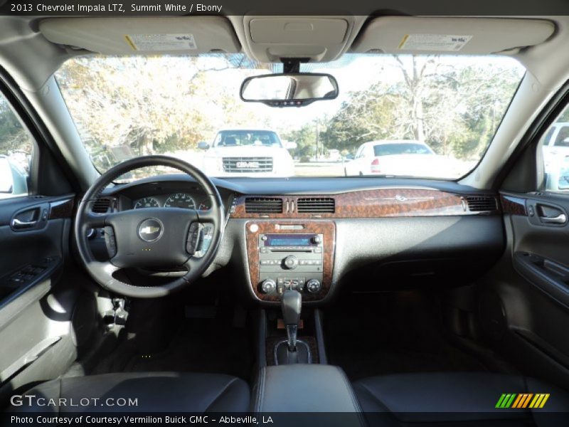Summit White / Ebony 2013 Chevrolet Impala LTZ
