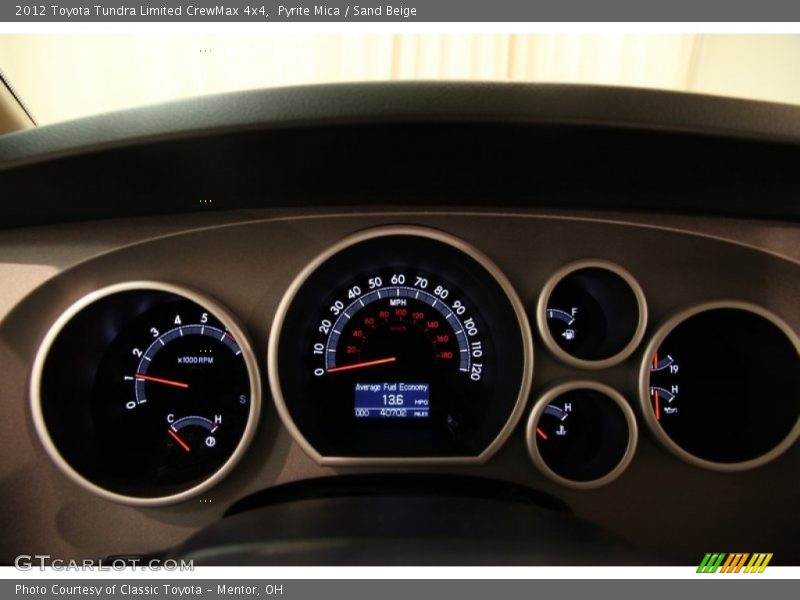  2012 Tundra Limited CrewMax 4x4 Limited CrewMax 4x4 Gauges