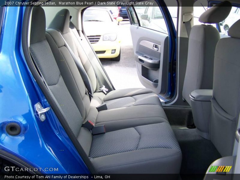 Marathon Blue Pearl / Dark Slate Gray/Light Slate Gray 2007 Chrysler Sebring Sedan