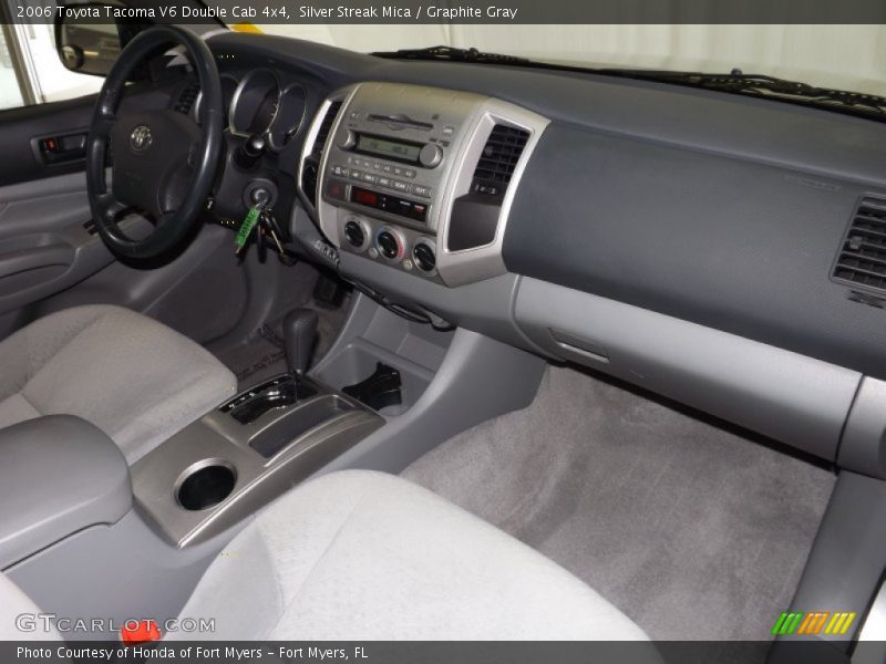 Silver Streak Mica / Graphite Gray 2006 Toyota Tacoma V6 Double Cab 4x4