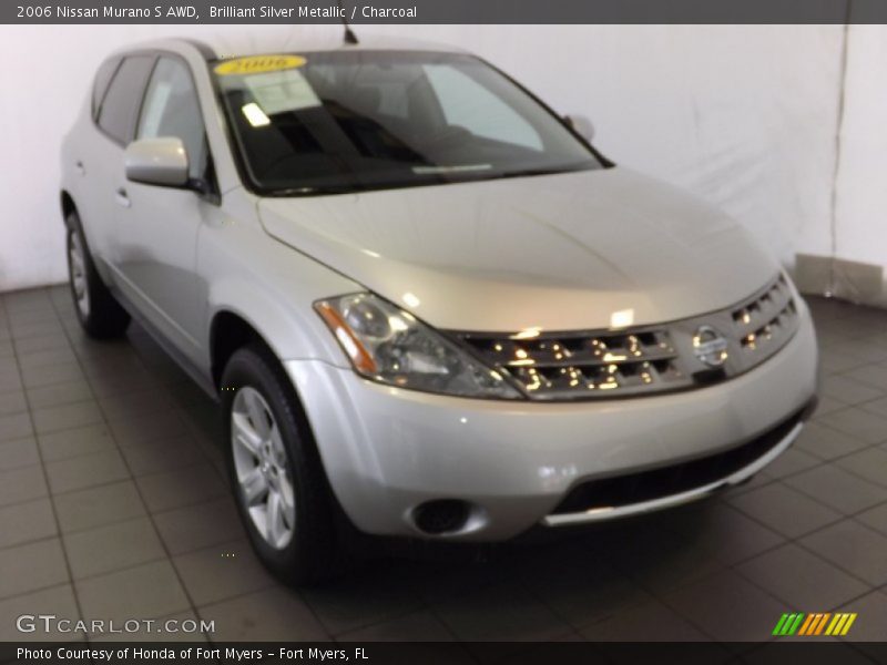 Brilliant Silver Metallic / Charcoal 2006 Nissan Murano S AWD